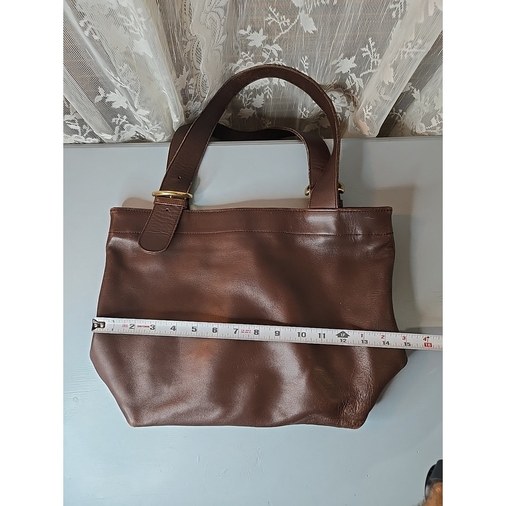 Vintage COACH Brown Leather, Soho Lafayette Shoulder Bag, Snap, 4140  90s USA - Picture 12 of 13